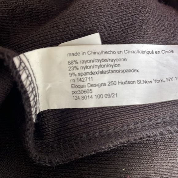 Eloquii Black Mocneck Open Back Maxi Dress - Picture 5 of 9